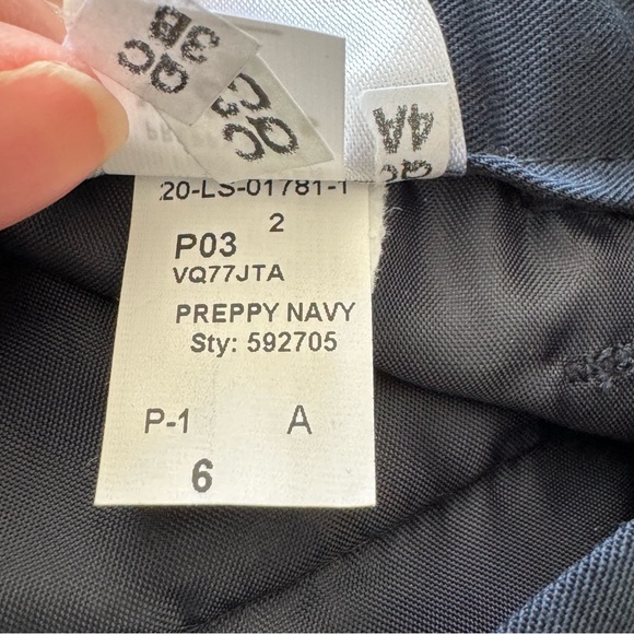 NWT Banana Republic Fast Taper Pants in Preppy Nave Blue Size 6 - Picture 9 of 11